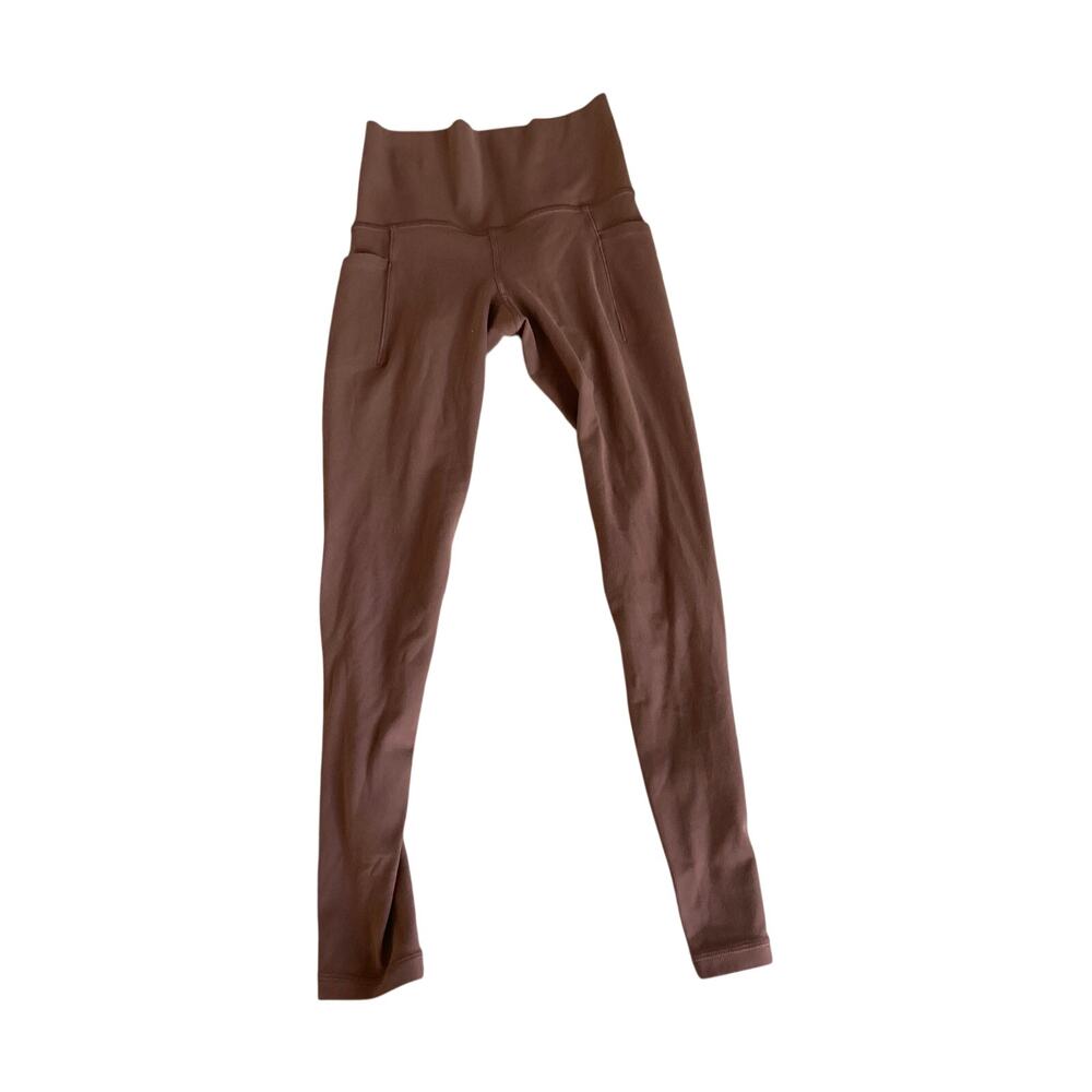 Athleta Salutation Stash Pocket 7/8 Leggings Mauve XXS Petite